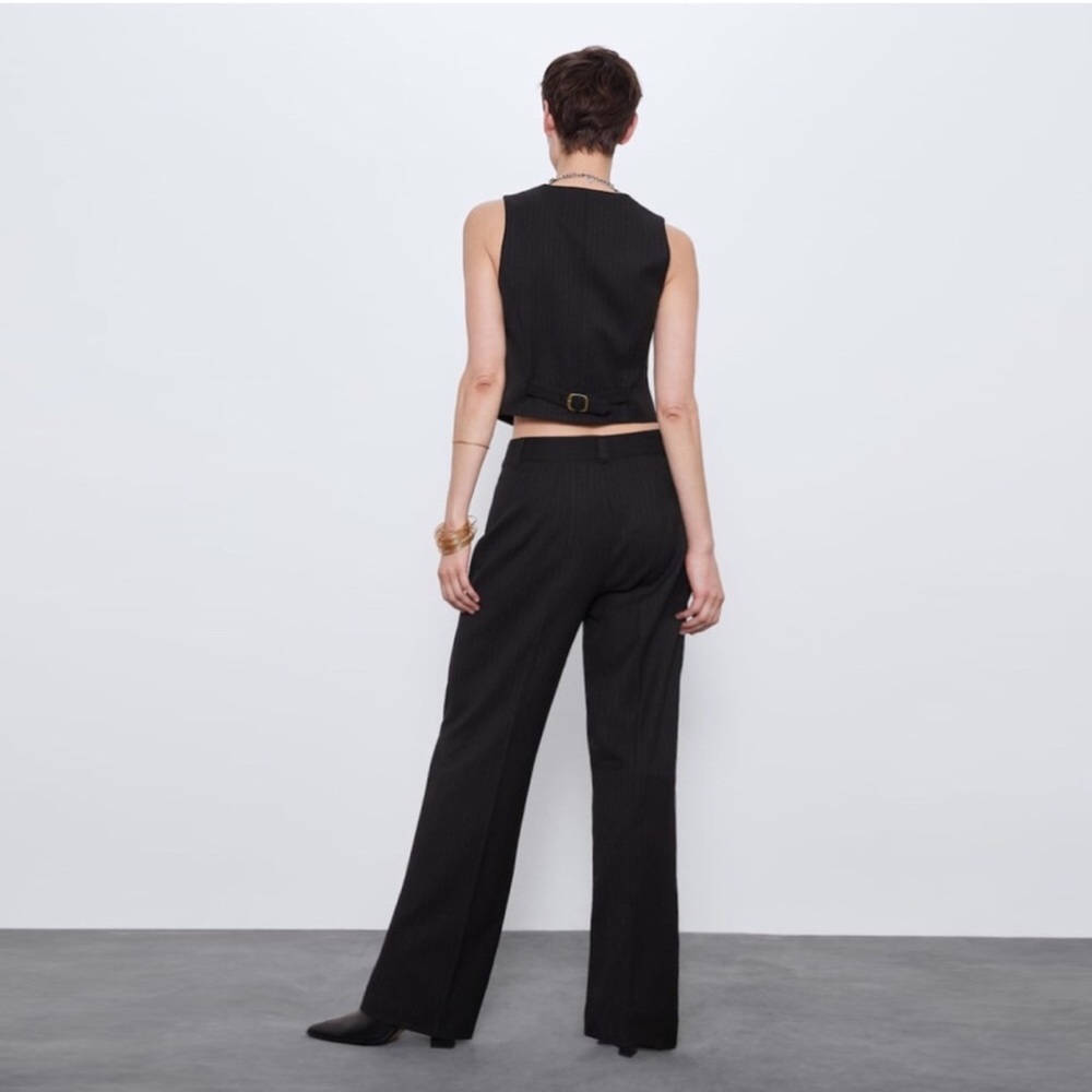 Zara Pin-Striped Pants - Picture 3 of 7